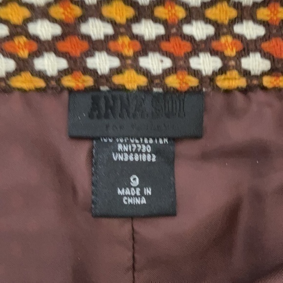 Anna Sui | Patterned Mini Skirt - Picture 5 of 6